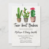 Mexican Couple baby shower uitnodiging (Voorkant)