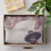 "Mexican Cowboy" van W Herbert Dunton Tissuepapier (Geschenk)