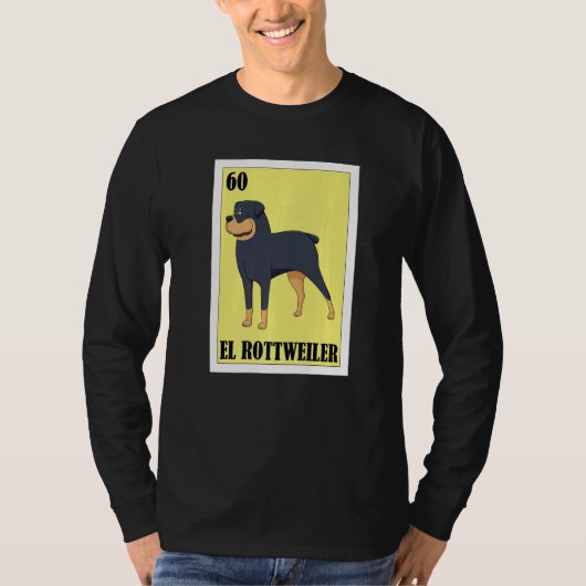 Mexican Dogs  El Rottweiler T-shirt (Voorkant)