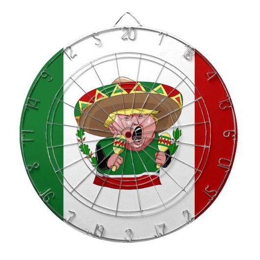 mexican donald trump dartbord (Voorkant)