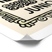 Mexican Eagle Poster Aztec Warrior Design (Coin)