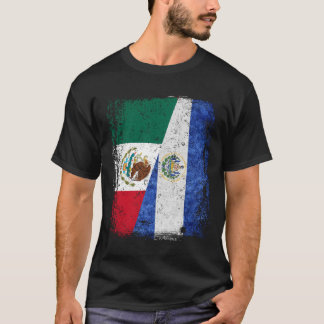 MEXICAN El Salvador vlag Halan Mexicaans El Salvad T-shirt