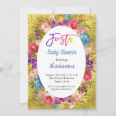 Mexican Fiesta Baby shower Party Invitation Kaart (Voorkant)