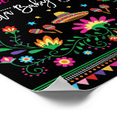 Mexican Fiesta Baby shower Welcome Poster Decor (Hoek)