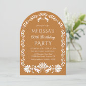 Mexican fiesta birthday party Invitation (Debout devant)