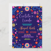 Mexican Fiesta Cielito Lindo Birthday Invitation (Devant)