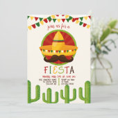 Mexican Fiesta Kaart (Staand voorkant)