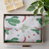 Mexican Fiesta, Margaritas en Chili Peppers Tissuepapier (Geschenk)