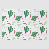 Mexican Fiesta, Margaritas en Chili Peppers Tissuepapier (Voorkant)