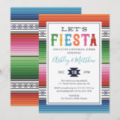 Mexican Fiesta Rehearsal Dinner Invitation Kaart (Voorkant / Achterkant)