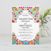 Mexican Fiesta Wedding Invitation (Debout devant)