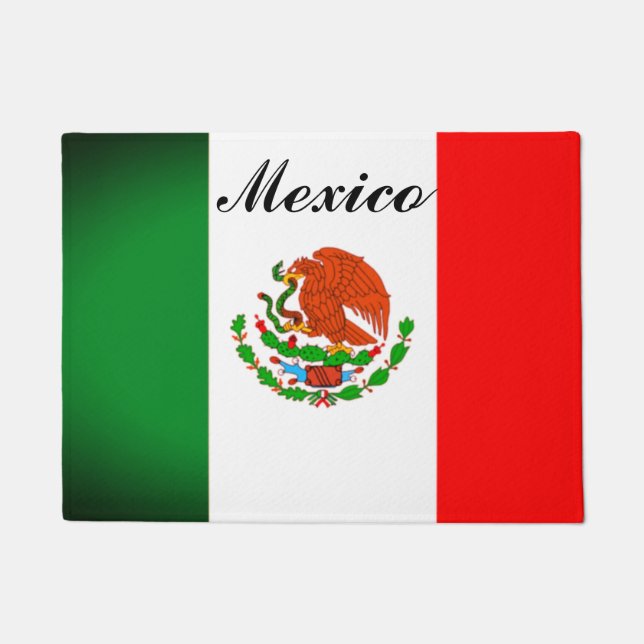 Mexican Flag Door Mat (Voorkant)