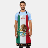 Mexican Flag schort, Mexico, Mexicaanse chef-koks Schort (Gedragen)