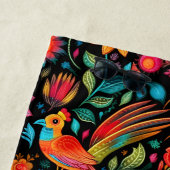 Mexican floral colorful strandlaken (In situ)