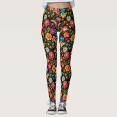 Mexican Floral Fiesta Leggings (Voorkant)
