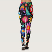 Mexican Floral Fiesta Leggings (Achterkant)