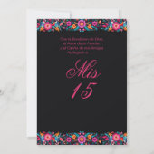 Mexican Floral Fiesta Quinceañera Invitation (Dos)