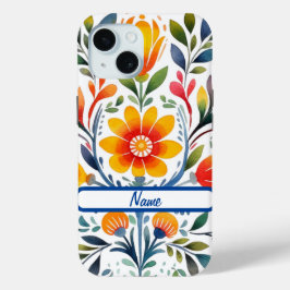 Mexican Flowers Design stoere Hoesje-mate