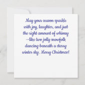 Mexican Folk Art Snowmen Snowman Personalized (Achterkant)