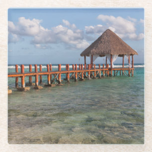 Mexican gazebo glazen onderzetter