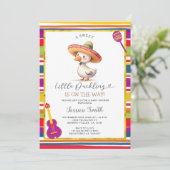 Mexican Goose Fiesta Baby shower Kaart (Staand voorkant)