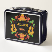 Mexican Items aangepaste monogram lunchboxen (Voorkant)