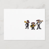 Mexican Mariachi Band Fiesta Music Cartoon Art