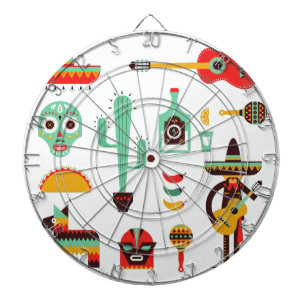 mexican mariachi dartbord