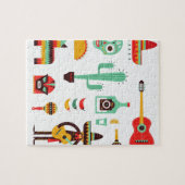 mexican mariachi legpuzzel (Horizontaal)