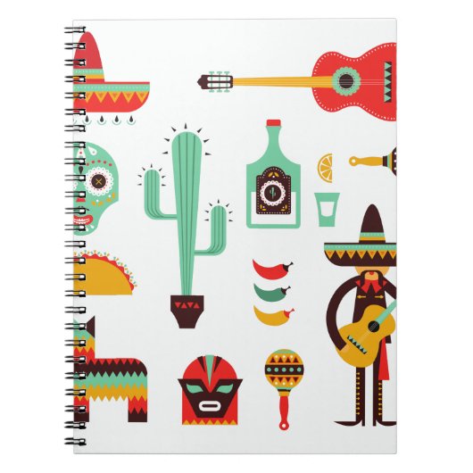 mexican mariachi notitieboek (Voorkant)