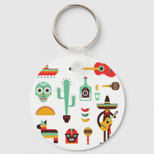mexican mariachi sleutelhanger (Voorkant)