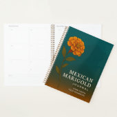 Mexican Marigold Journal: Nature-Inspired Notebook (Devant avec enveloppe)