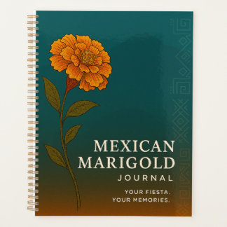 Mexican Marigold Journal: Nature-Inspired Notebook