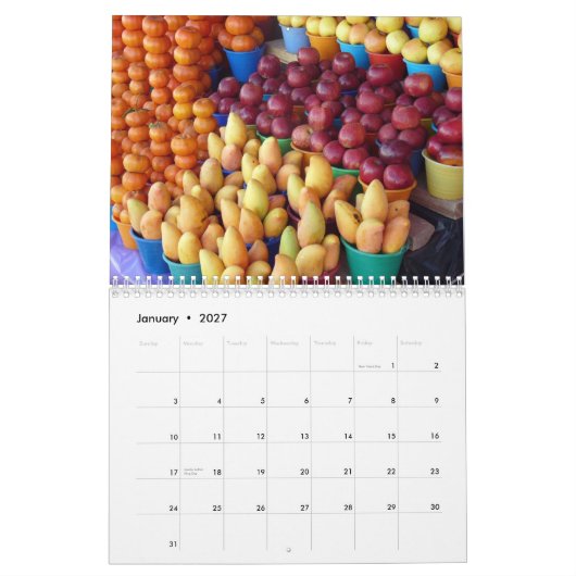 MEXICAN MARKETS, 2013, CALANDER KALENDER (Jan 2027)