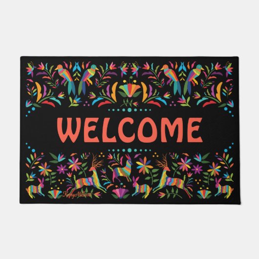 Mexican Otomi Doormat Deurmat (Voorkant)