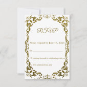 Mexican Papel Picado Wedding RSVP Card (Voorkant)