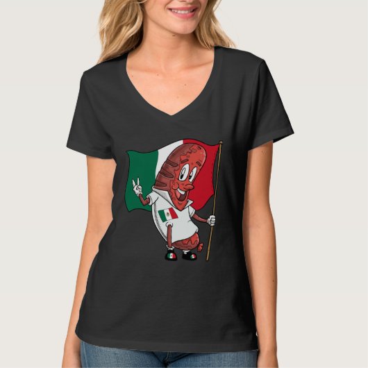 Mexican Pork Roasting Sausage T-shirt (Voorkant)