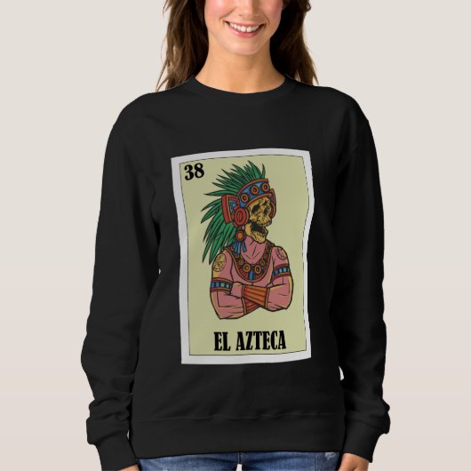 Mexican Pride Aztec Warrior Design - El Azteca Trui (Voorkant)