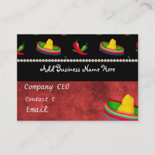 MEXICAN RESTAURANT Visitekaartje