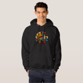 Mexican Rex Dinosaur Cinco De Mayo Hoodie (Voorkant volledig)