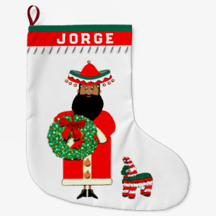Mexican Santa Holiday Gift Grote Kerstsok