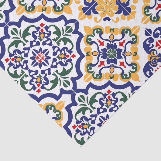 Mexican Talavera Pattern Tissuepapier (Detail)