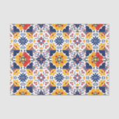 Mexican Talavera Pattern Tissuepapier (Voorkant)