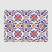 Mexican Talavera Pattern Tissuepapier (Voorkant)