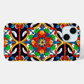 Mexican Talavera Terracotta Tegel Design No. 5 Case-Mate iPhone Case (Achterkant (horizontaal))