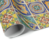 Mexican Talavera Tiles Cadeaupapier (Rol Hoek)