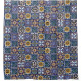 Mexican Talavera Tiles Douchegordijn (Voorkant)