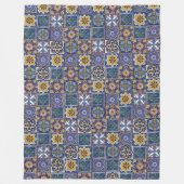 Mexican Talavera Tiles Fleece Deken (Voorkant)