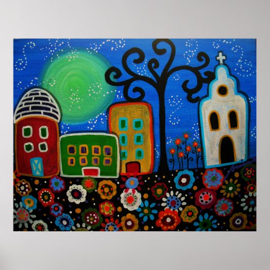 MEXICAN TOWN-POSTERS POSTER (Voorkant)