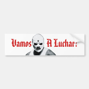 Mexican Wrestler Bumpersticker